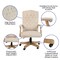 Merrick Lane Versailles High Back Tufted Home Office Chair With Height Adjustment And 360° Swivel